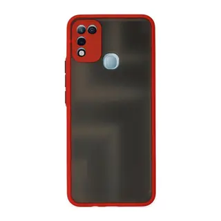 İnfinix Hot 10 Play Kılıf Montreal Silikon Kapak - Kırmızı