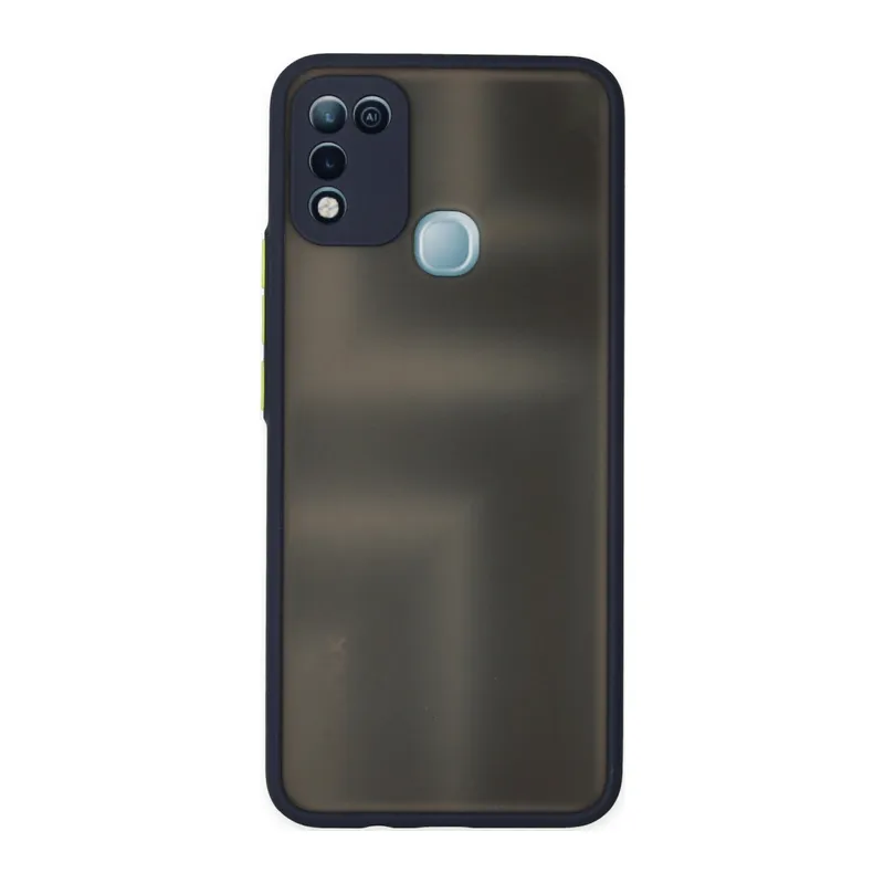 İnfinix Hot 10 Play Kılıf Montreal Silikon Kapak - Lacivert