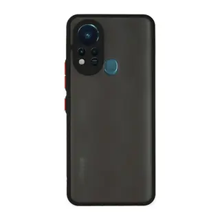 İnfinix Hot 11s Kılıf Montreal Silikon Kapak - Siyah