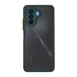 Huawei Nova Y70 Kılıf Montreal Silikon Kapak - Yeşil