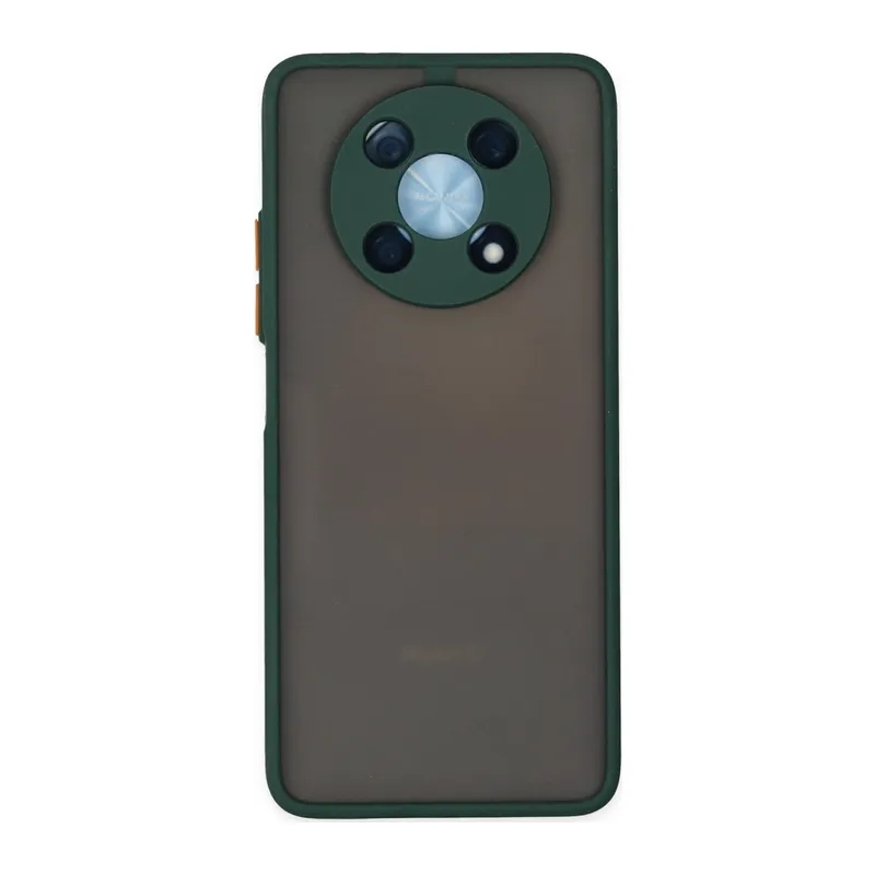 Huawei Nova Y90 Kılıf Montreal Silikon Kapak - Yeşil
