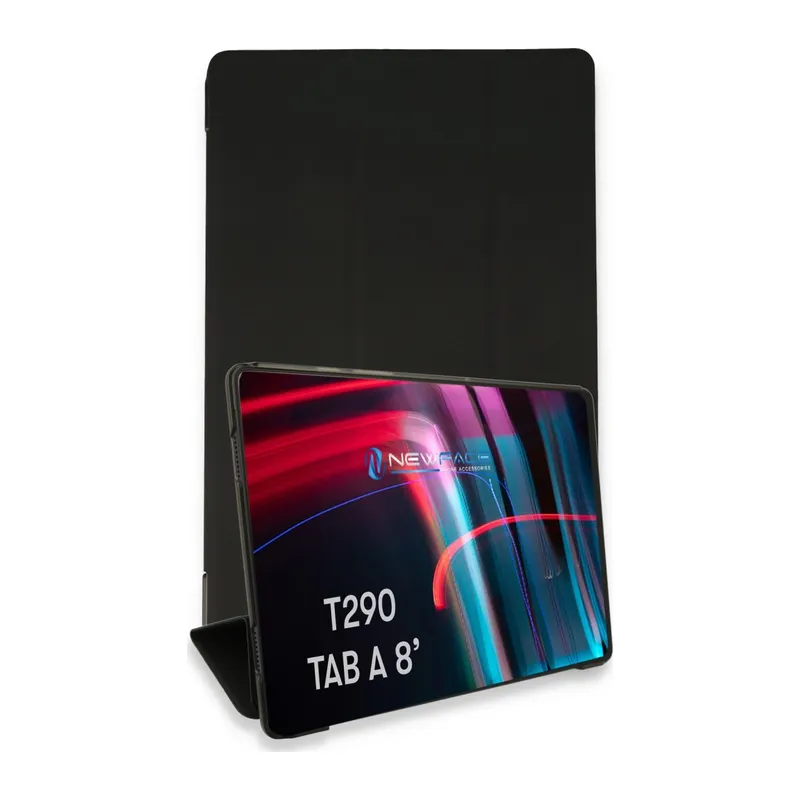 Galaxy T290 Tab A 8 Kılıf Tablet Smart Kılıf - Siyah