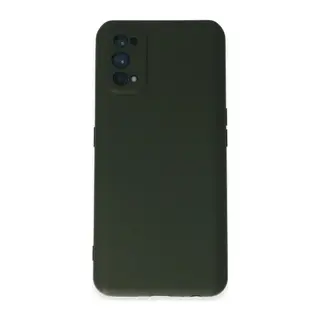 Realme 7 Pro Kılıf Nano İçi Kadife Silikon - Koyu Yeşil