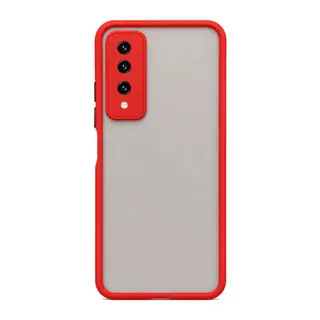 Huawei Y9 Prime 2019 Kılıf Montreal Silikon Kapak - Kırmızı