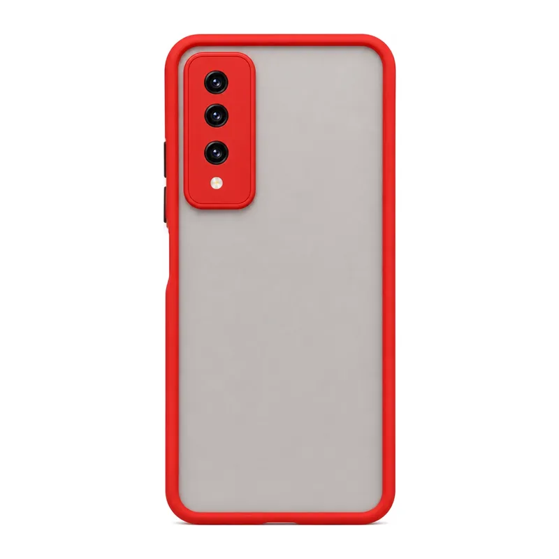 Huawei Y9 Prime 2019 Kılıf Montreal Silikon Kapak - Kırmızı