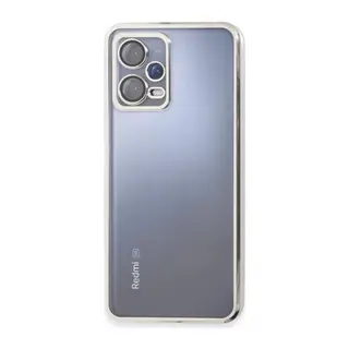 Xiaomi Redmi Note 12 Pro 5g Kılıf Razer Lensli Silikon - Gümüş