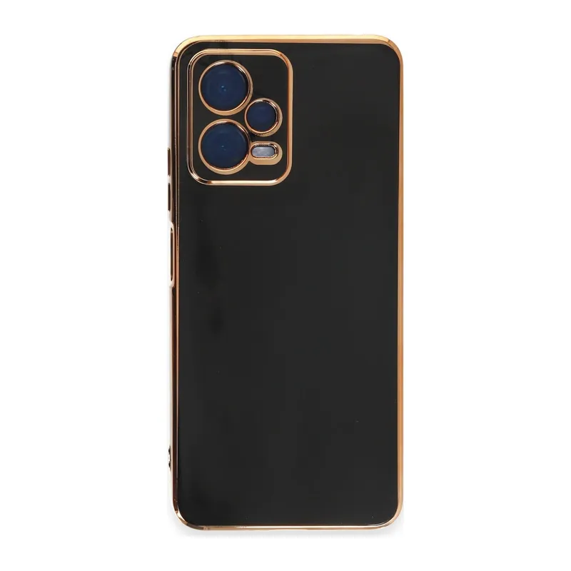 Xiaomi Redmi Note 12 Pro 5g Kılıf Volet Silikon - Siyah