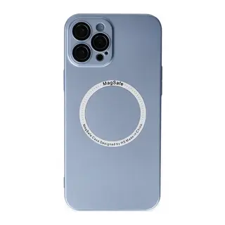 İphone 12 Pro Kılıf Jack Magneticsafe Lens Silikon - Sierra Blue