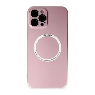 İphone 12 Pro Kılıf Jack Magneticsafe Lens Silikon - Rose Gold