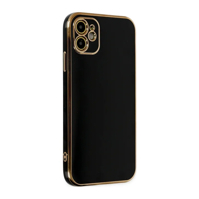 İphone 12 Kılıf Volet Silikon - Siyah