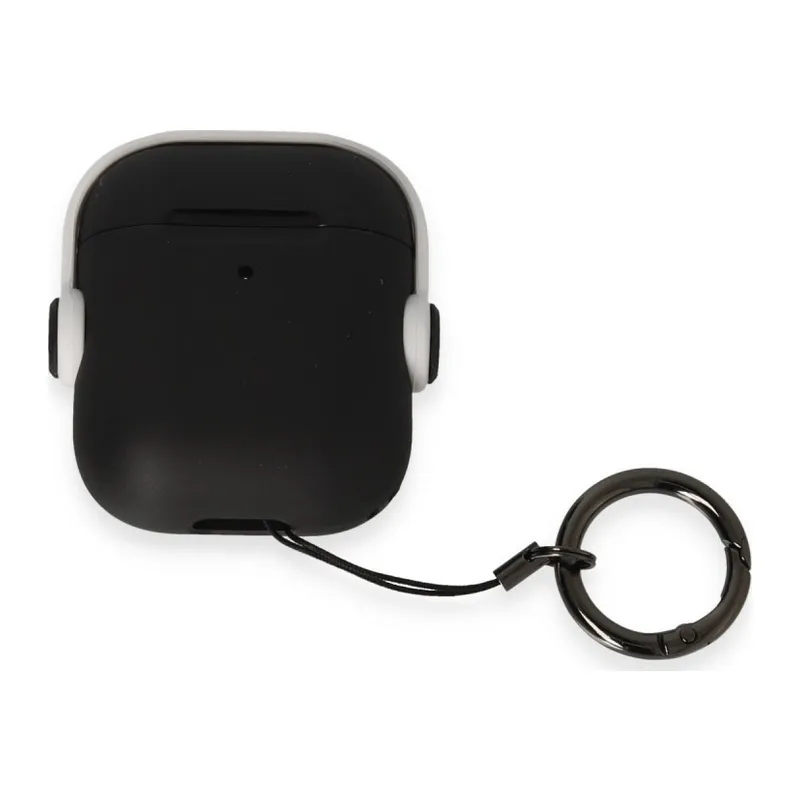 Airpods 2 (2.nesil) Cool Kılıf - Siyah-beyaz