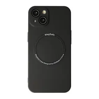 İphone 14 Plus Kılıf Jack Magneticsafe Lens Silikon - Siyah