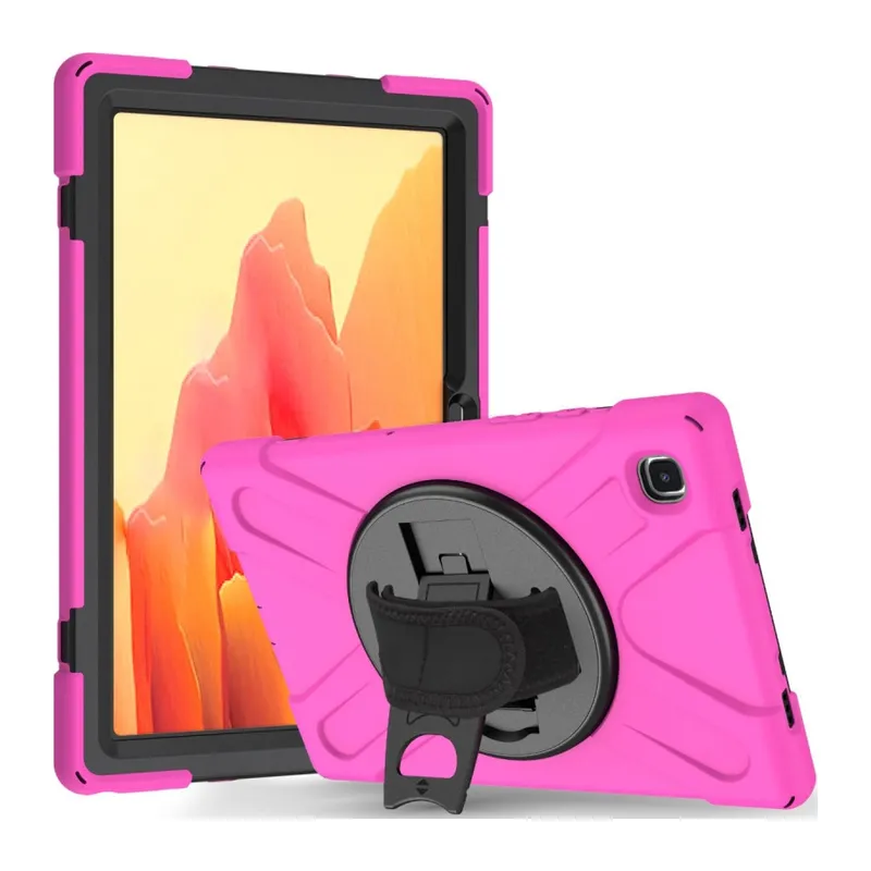 Galaxy T220 Tab A7 Lite 8.7 Kılıf Amazing Tablet Kapak - Pembe