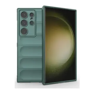 Galaxy S24 Ultra Kılıf Optimum Silikon - Koyu Yeşil