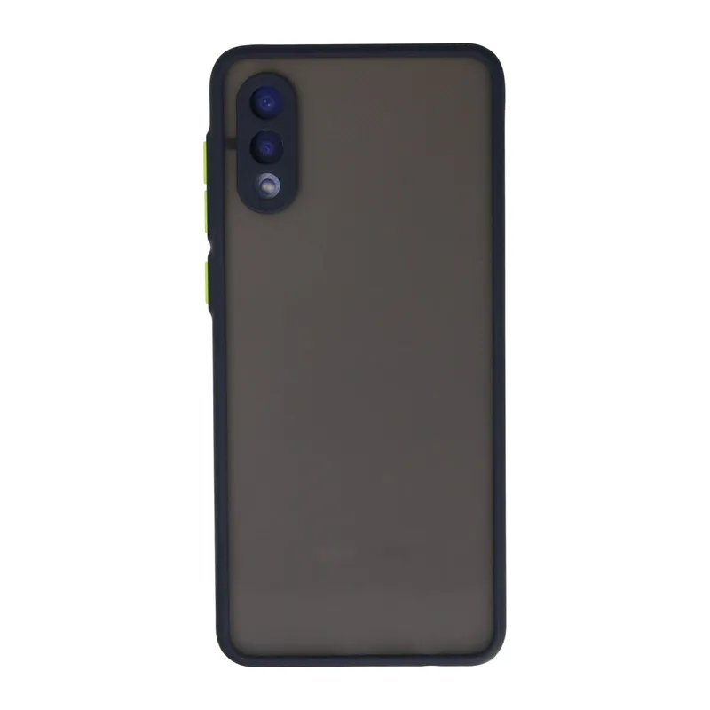 Galaxy A02 Kılıf Montreal Silikon Kapak - Lacivert