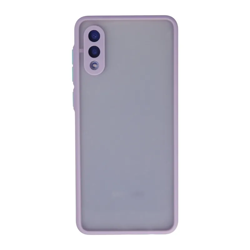Galaxy A02 Kılıf Montreal Silikon Kapak - Mor