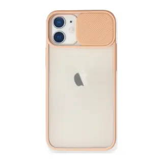 İphone 11 Kılıf Palm Buzlu Kamera Sürgülü Silikon - Pembe