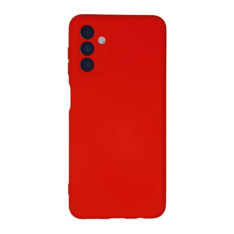Galaxy A04s Kılıf Nano İçi Kadife Silikon - Kırmızı