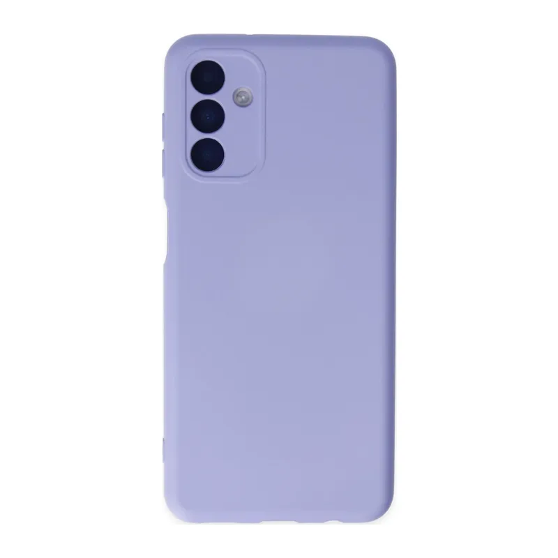 Galaxy A04s Kılıf Nano İçi Kadife Silikon - Lila