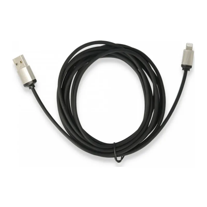 Usb To Lightning 3m Kablo - Siyah