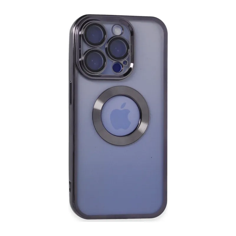 İphone 15 Pro Kılıf Slot Silikon - Mor