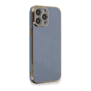 İphone 15 Pro Kılıf Volet Silikon - Mavi