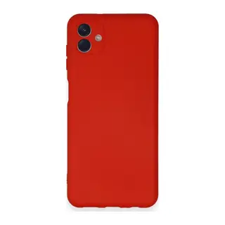 Galaxy A04 Kılıf Nano İçi Kadife Silikon - Kırmızı