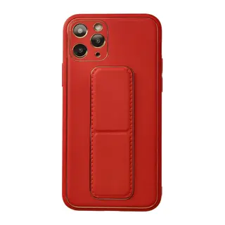İphone 11 Pro Kılıf Coco Deri Standlı Kapak - Kırmızı