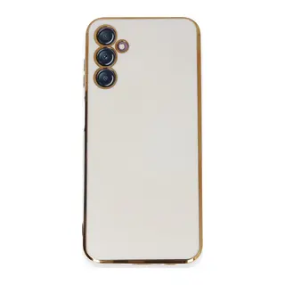 Galaxy M14 5g Kılıf Volet Silikon - Beyaz