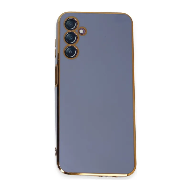 Galaxy M14 5g Kılıf Volet Silikon - Mavi