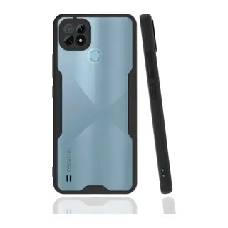 Realme C21 Kılıf Platin Silikon - Siyah