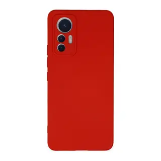 Xiaomi Mi 12 Lite Kılıf Nano İçi Kadife Silikon - Kırmızı