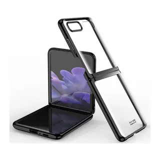 Galaxy Z Flip 4 Kılıf Fold Element Kapak - Siyah