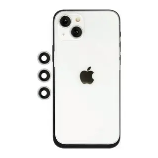 İphone 14 Shine Kamera Lens - Gümüş