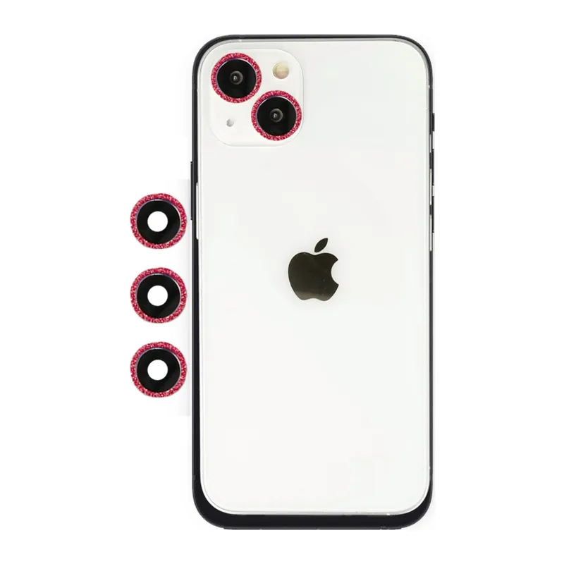 İphone 14 Shine Kamera Lens - Kırmızı