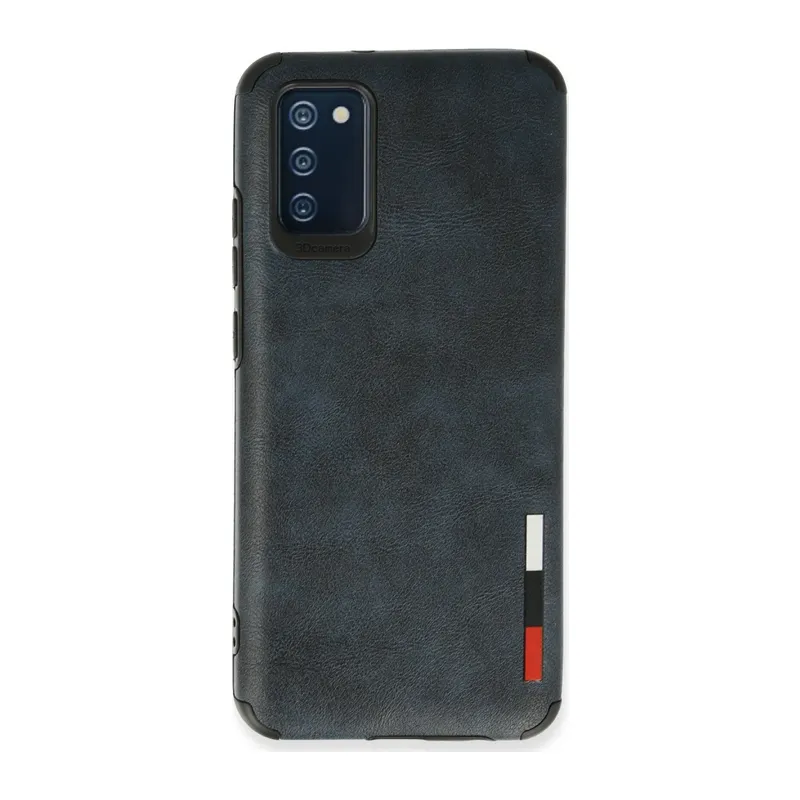 Galaxy A02s Kılıf Loop Deri Silikon - Lacivert