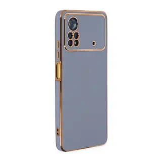 Xiaomi Poco X4 Pro 5g Kılıf Volet Silikon - Mavi