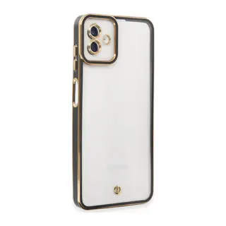 Galaxy A04 Kılıf Liva Lens Silikon - Siyah