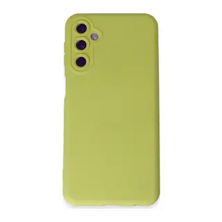 Galaxy M14 5g Kılıf Nano İçi Kadife Silikon - Sarı