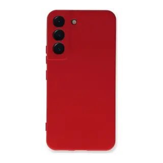 Galaxy S23 Plus Kılıf Nano İçi Kadife Silikon - Kırmızı
