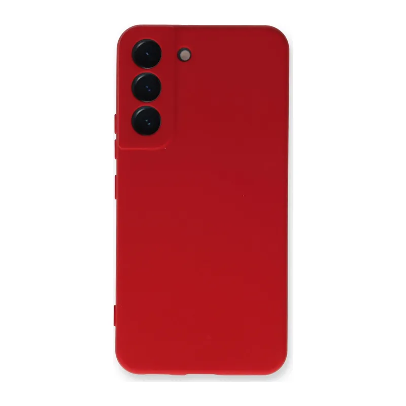 Galaxy S23 Plus Kılıf Nano İçi Kadife Silikon - Kırmızı