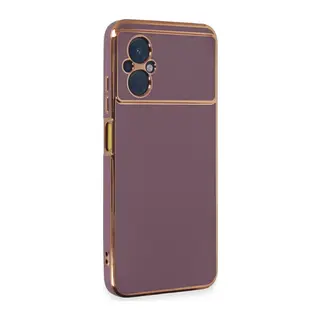 Xiaomi Poco M5 Kılıf Volet Silikon - Mor