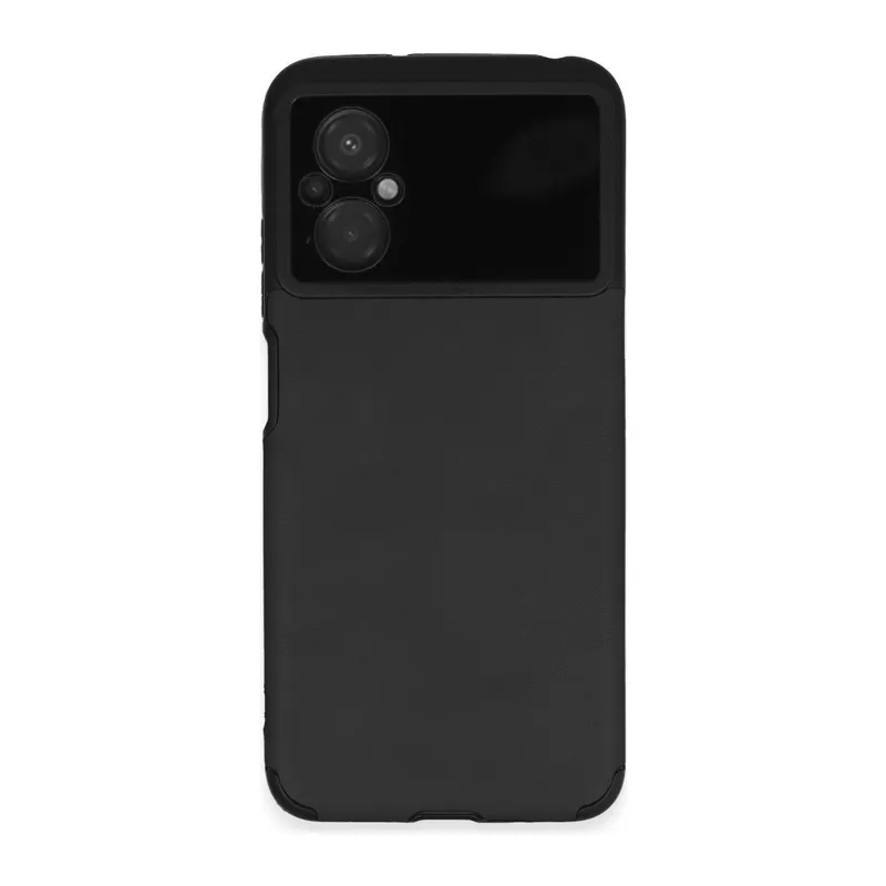 Xiaomi Poco M5 Kılıf Loop Deri Silikon - Siyah