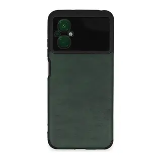 Xiaomi Poco M5 Kılıf Loop Deri Silikon - Yeşil