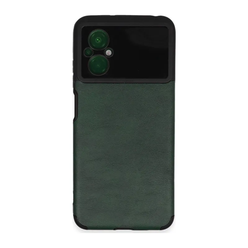 Xiaomi Poco M5 Kılıf Loop Deri Silikon - Yeşil