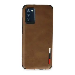 Galaxy A03s Kılıf Loop Deri Silikon - Kahverengi