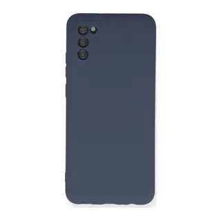 Galaxy A03s Kılıf Nano İçi Kadife Silikon - Gri