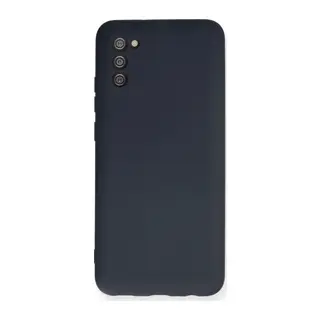 Galaxy A03s Kılıf Nano İçi Kadife Silikon - Lacivert