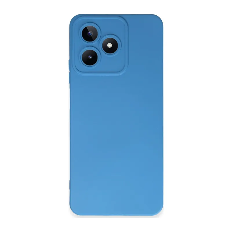 Realme C53 Kılıf Nano İçi Kadife Silikon - Mavi