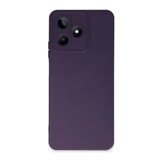 Realme C53 Kılıf Nano İçi Kadife Silikon - Mor